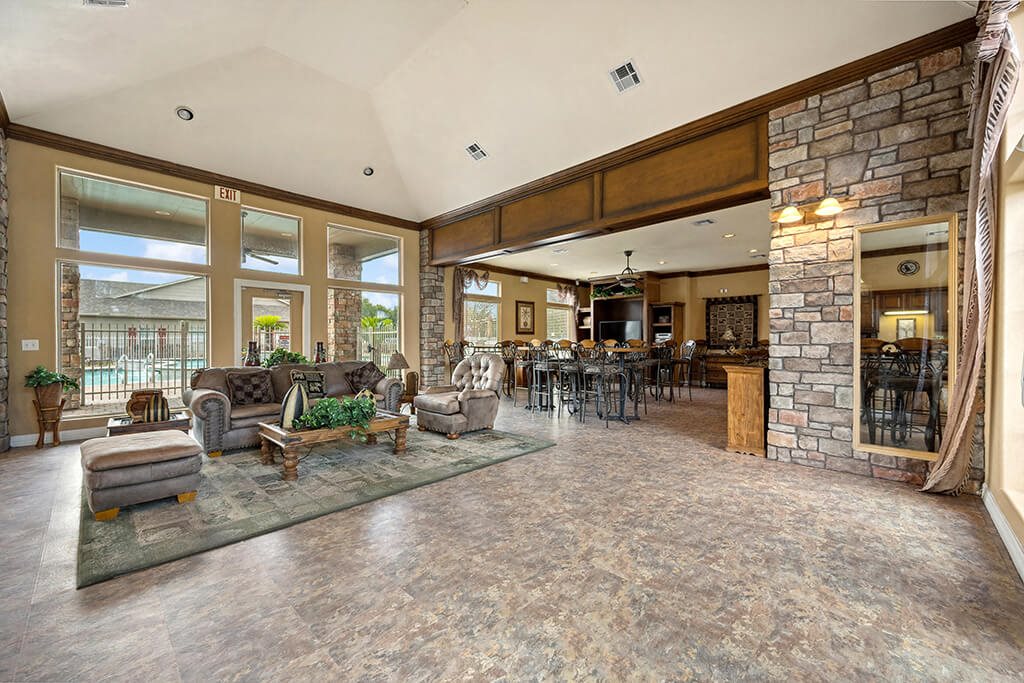 Leasing office at Fountains at Tidwell and The Enclave in Houston TX